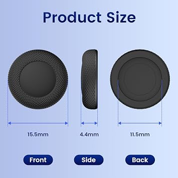 4 Pack Replacement Joystick Caps Thumb Grips for Nintendo Switch/OLED/Lite, Anti-Slip TPU Diamond Texture Analog Stick Covers for JoyCon Controller Repair Kit Accessories