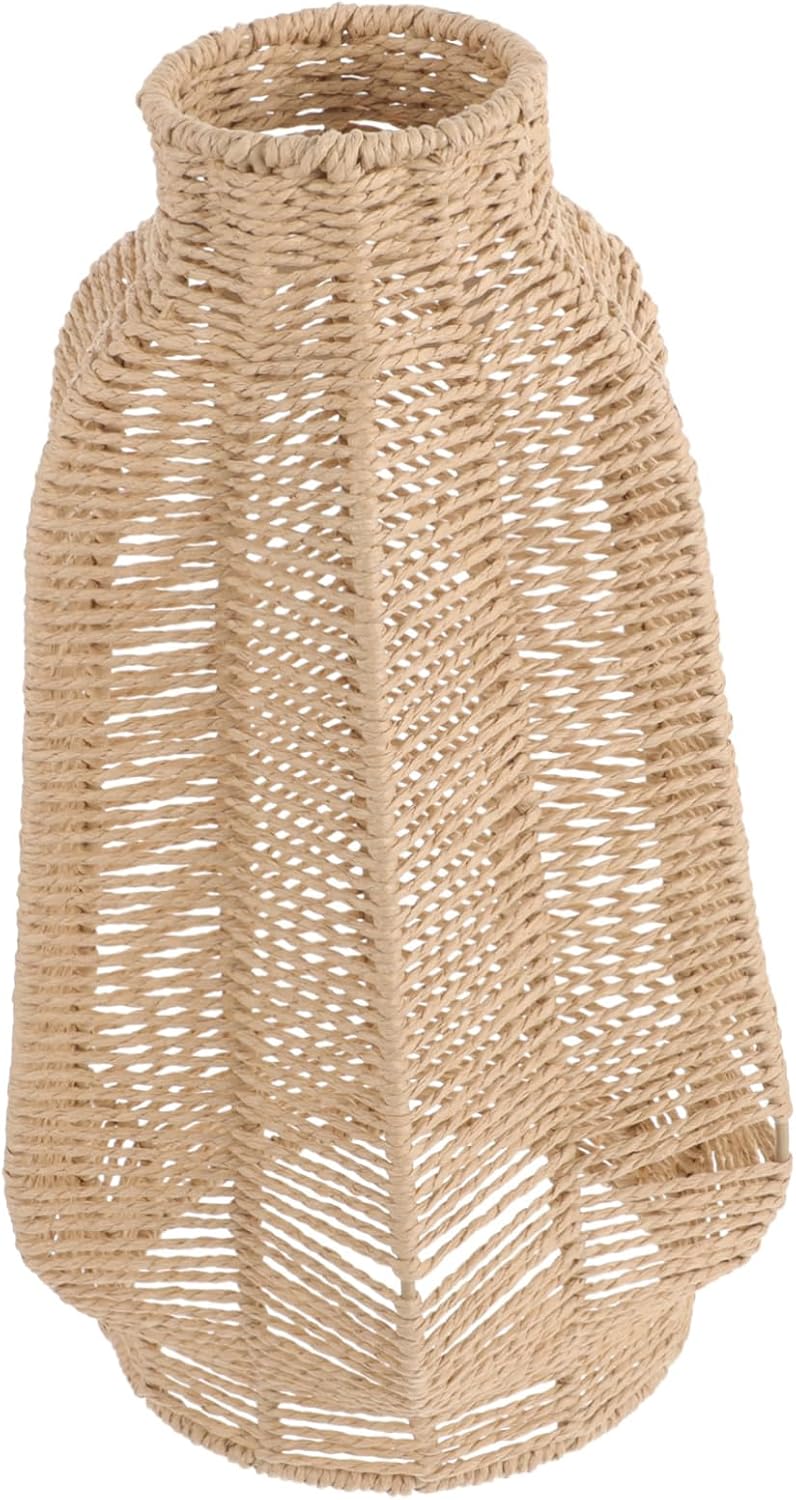 Classic Design Woven Chandelier Shade Rustic Home Decor Ceiling Light Cover for Hotel