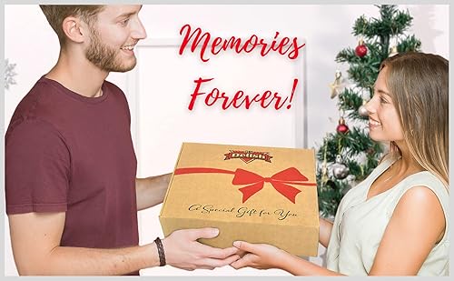 Miniatura 5 de It's Delish - Bandeja de regalo grande de chocolate gourmet y nueces saladas, 6 puntos, caja de regalo para fiestas, eventos, día del padre, día de