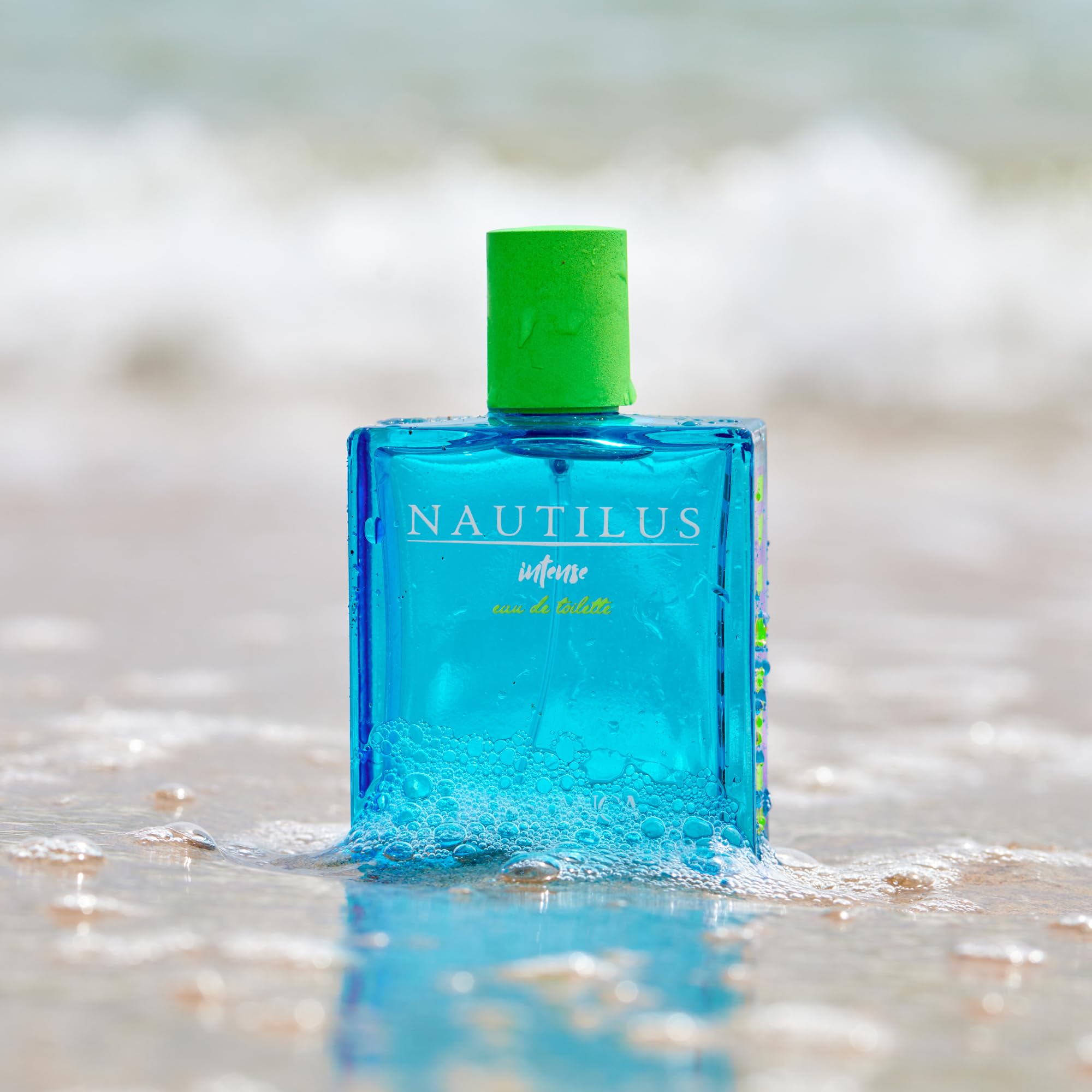 NAUTILUS INTENSE Colonia Hombre 100 ml Eau de Toilette Natural Spray con Notas Marinas Frescas Presentación Elegante en Caja de Madera Artesanal