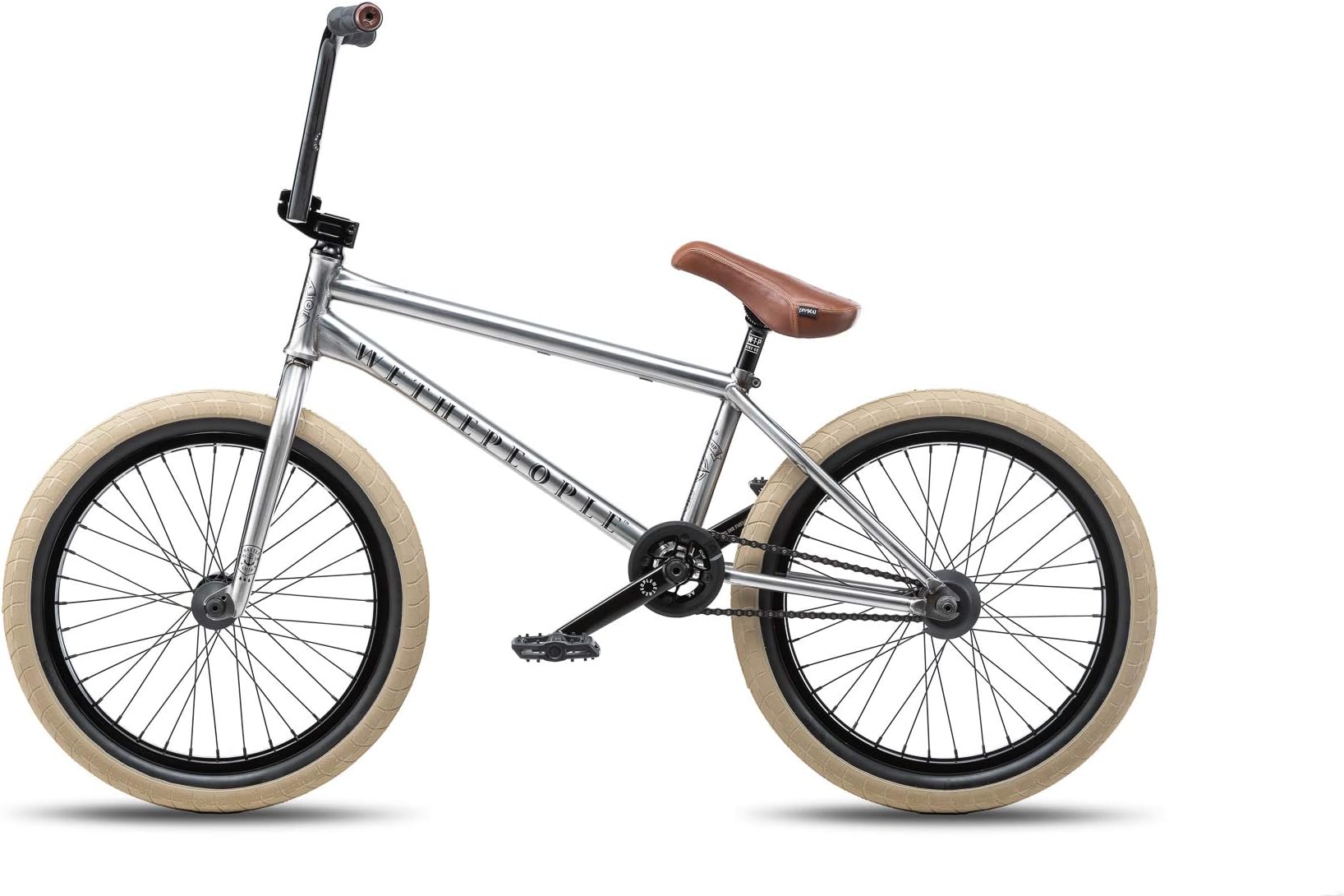 Wethepeople Battleship 20" 2019 Freestyle BMX Bike (Brushed Raw - Left hand drive)
