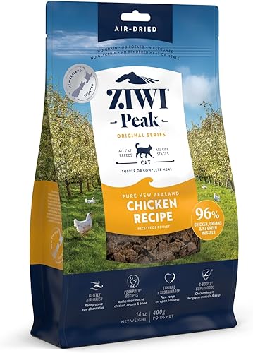 Miniatura 1 de ZIWI Peak - Alimento para gatos secado al aire, totalmente natural, alto en proteínas, sin granos e ingredientes limitados con superalimentos