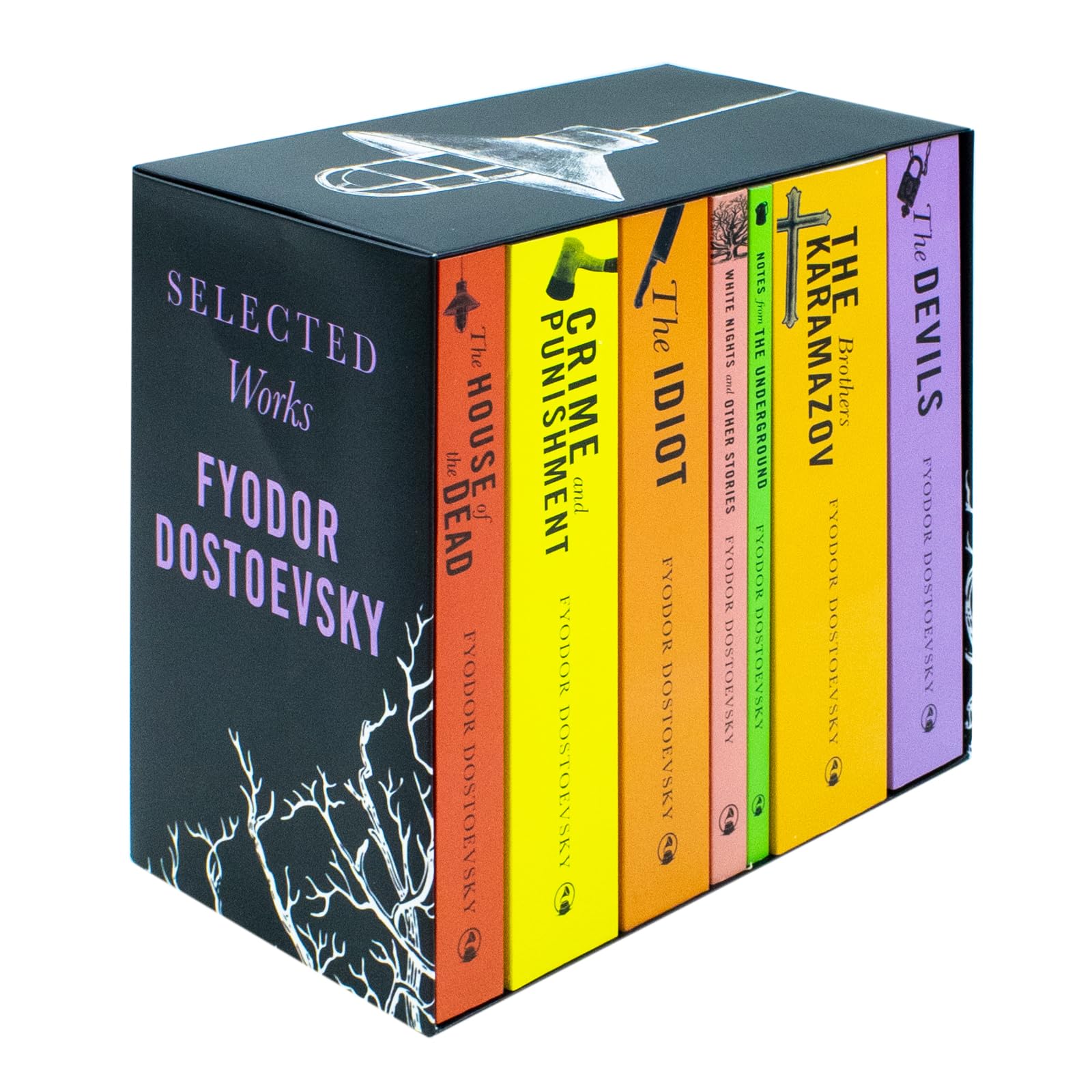 Selected Works of Fyodor Dostoevsky 7 Book Collection Set: (Crime