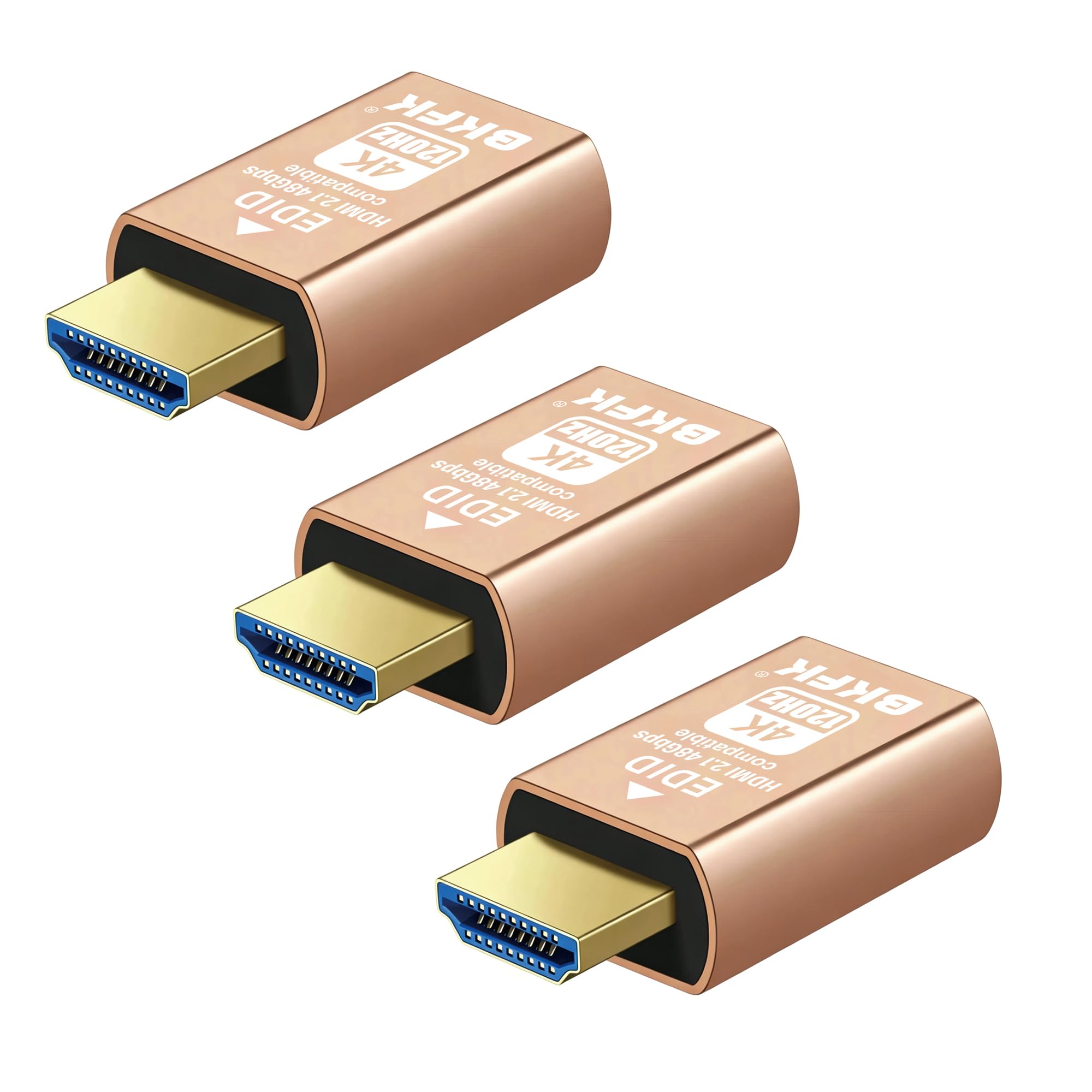 4K 120Hz hdmi Dummy Plug - Display to hdmi Adapter, Luna Display Virtual Window for Home-edid Emulator-Dummy, displayport Headless dummie dongle(HDMI-2.1port-4K-120Hz-3P)