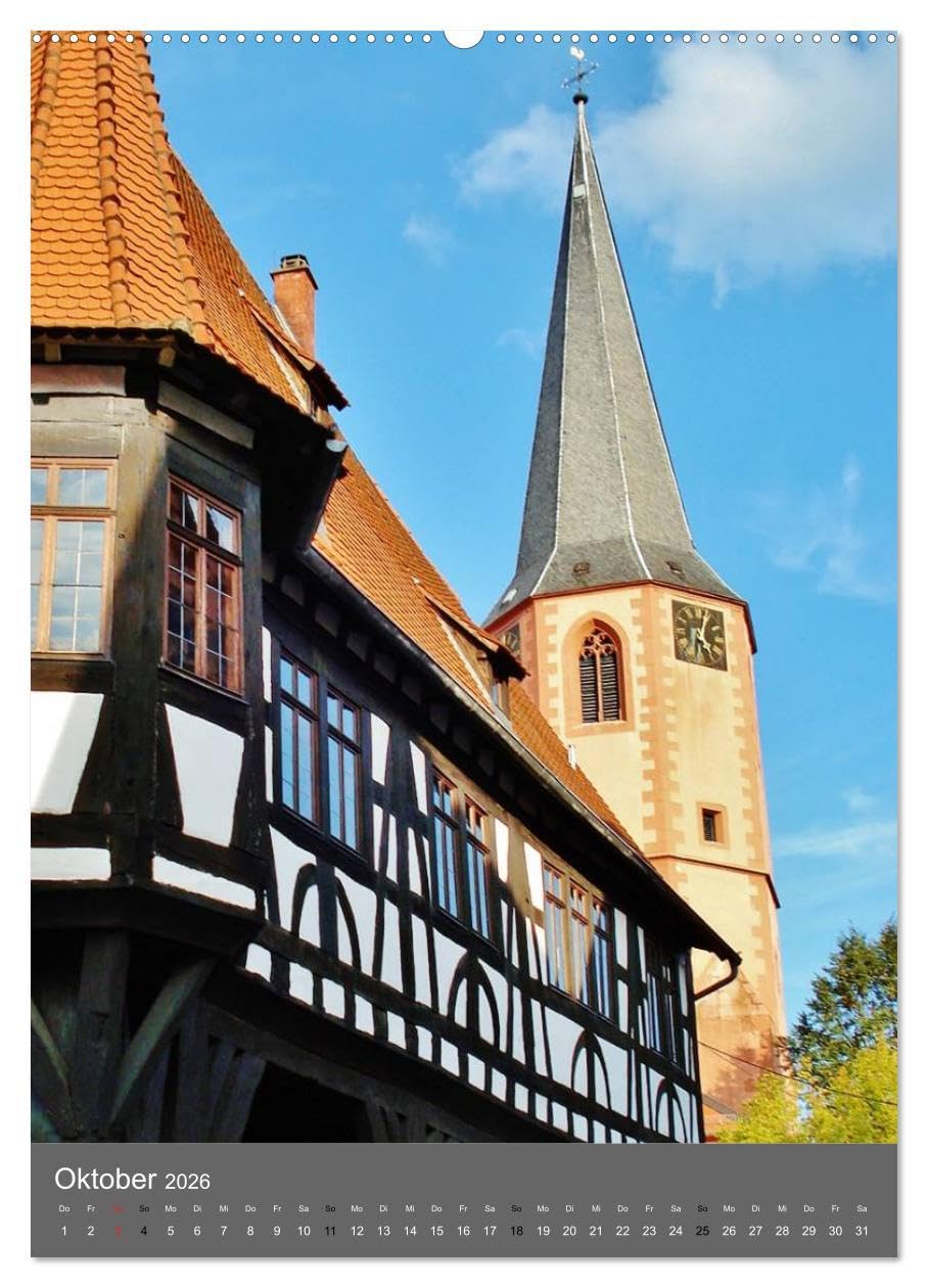 Kirchen und Klöster deutsche Kleinode (hochwertiger Premium Wandkalender 2026 DIN A2 hoch), Kunstdruck in Hochglanz: Historische Architekturen (CALVENDO Orte)