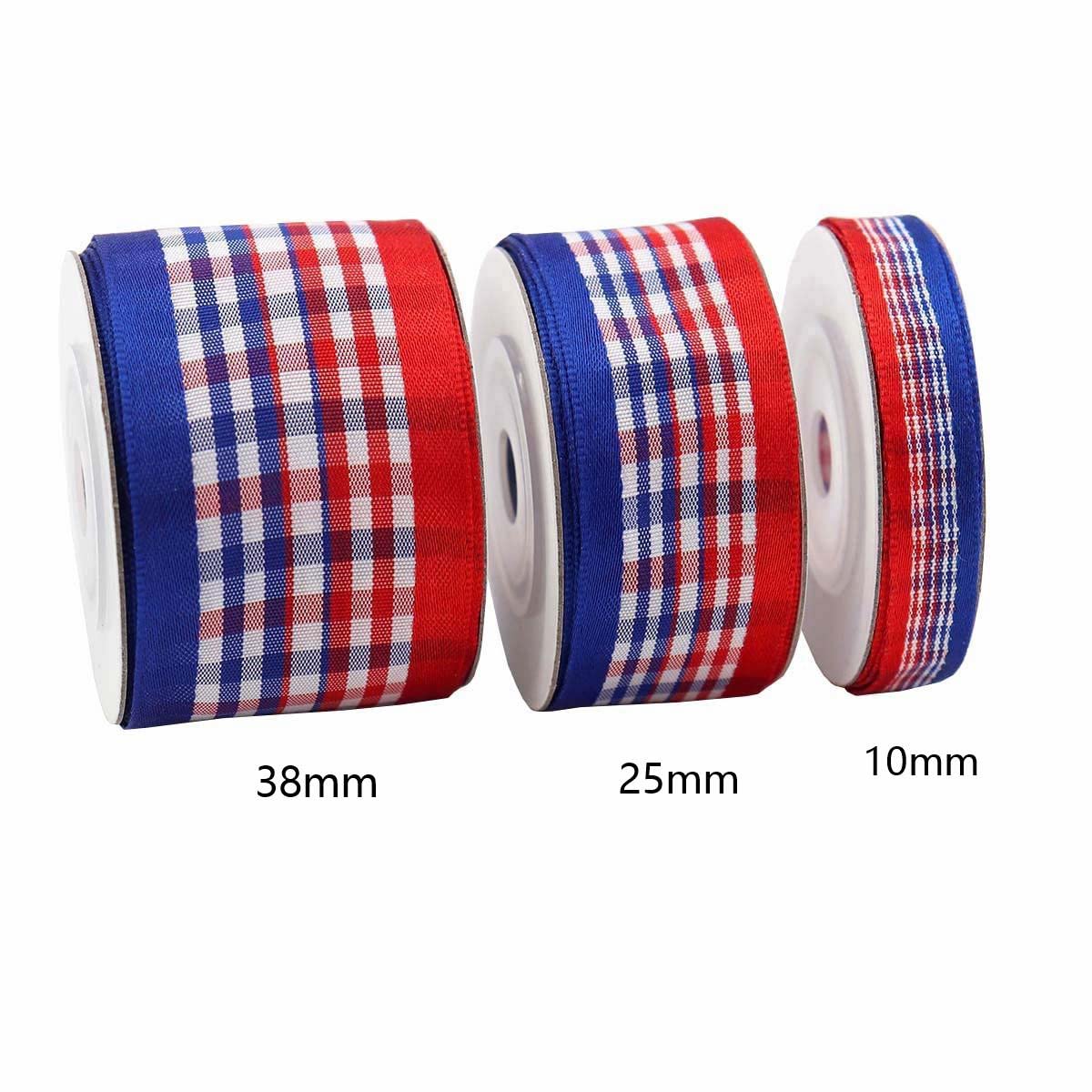 6 Rollen Patriotisches Band Rot-weiß-blau – 4,5 M Pro Rolle, Für 4. Juli Deko & DIY