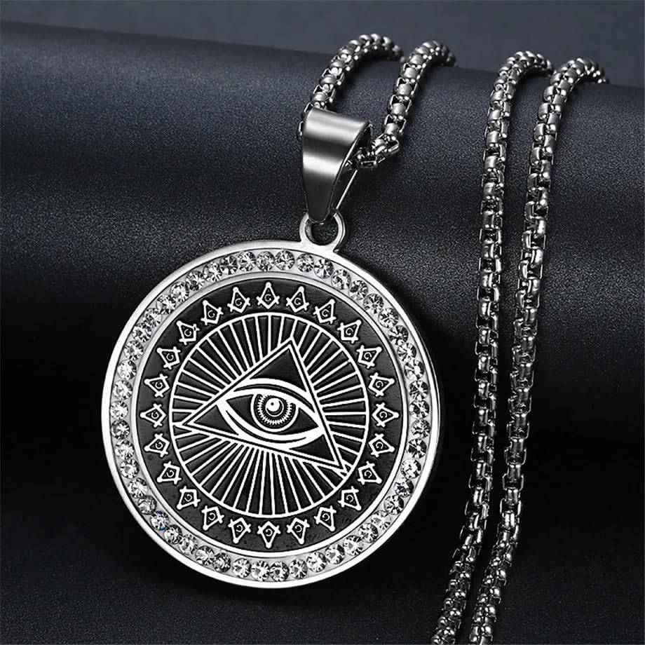 Collier Pendentif Oeil d'Horus en Argent Sterling 925, une pièce durable d'exception
