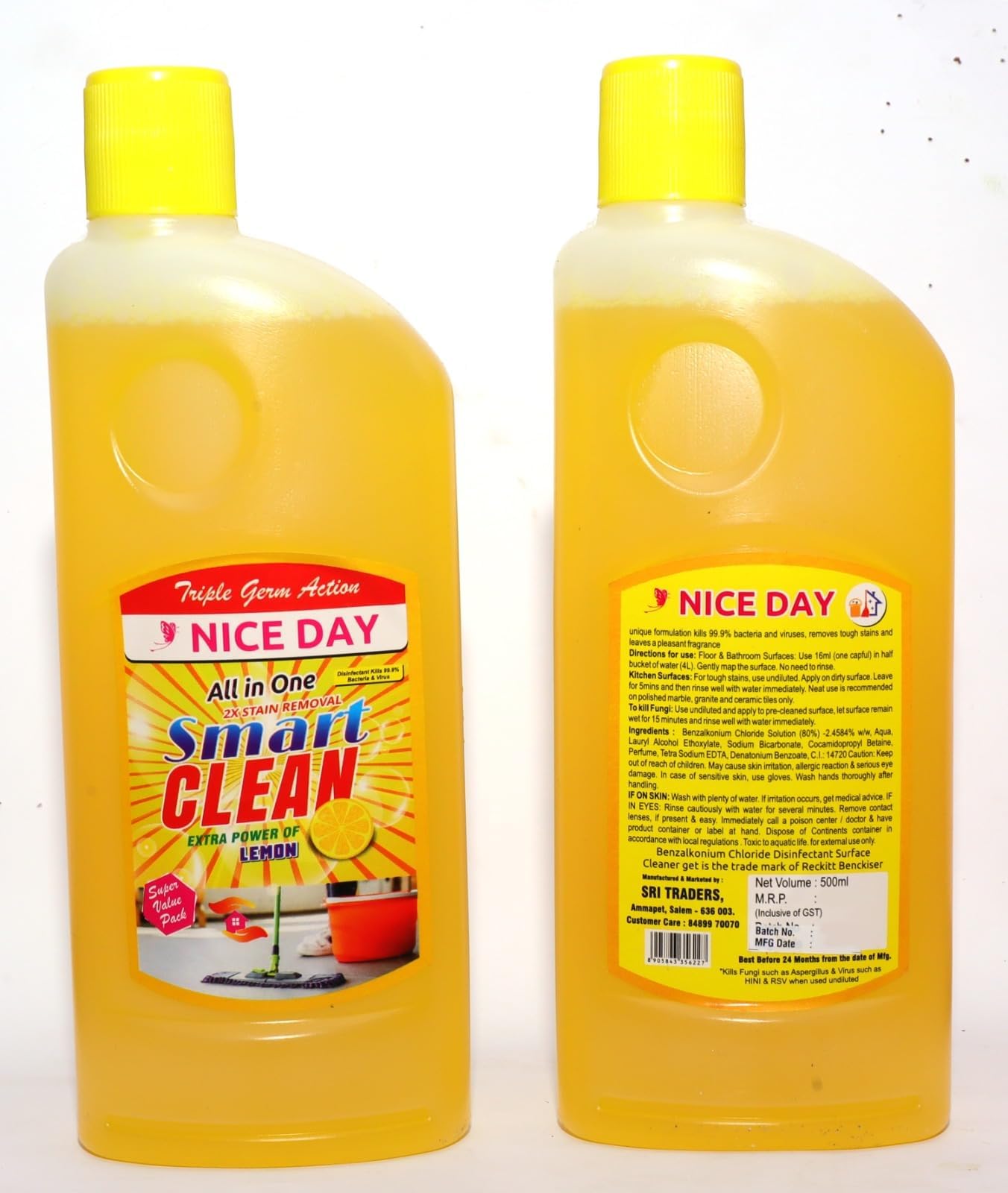NICEDAY FLOOR CLEANER LEMON 500ML