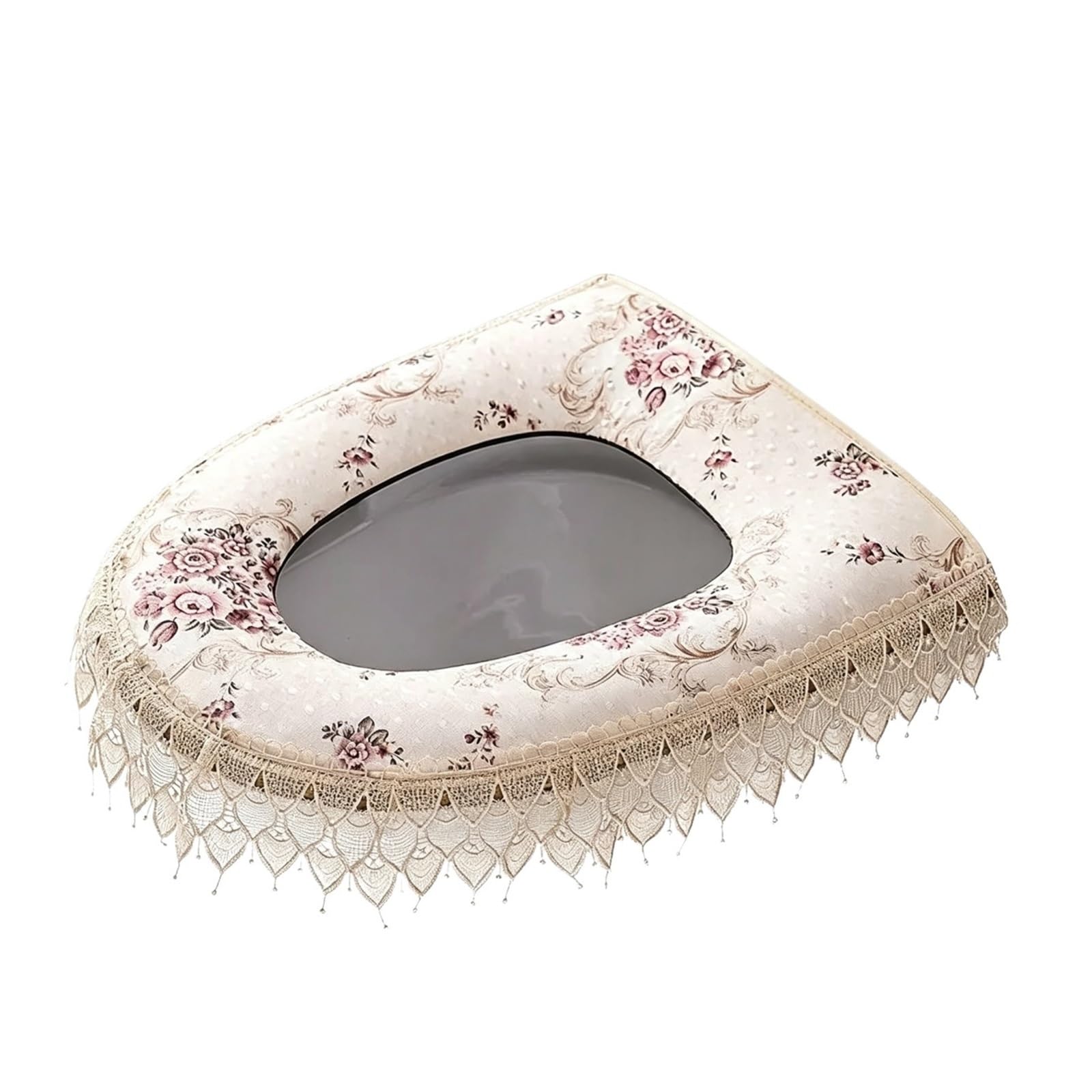 Zipper Wrapped Toilet Cushion