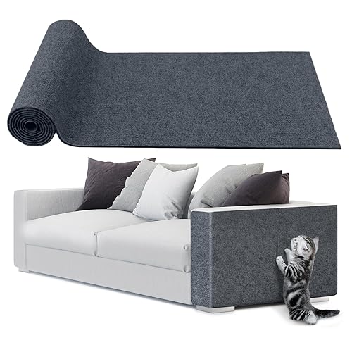 Climbing Cat Scratcher Mat Cat Scratch Furniture Protector 78.7’’x15.8’’Self Adhesive