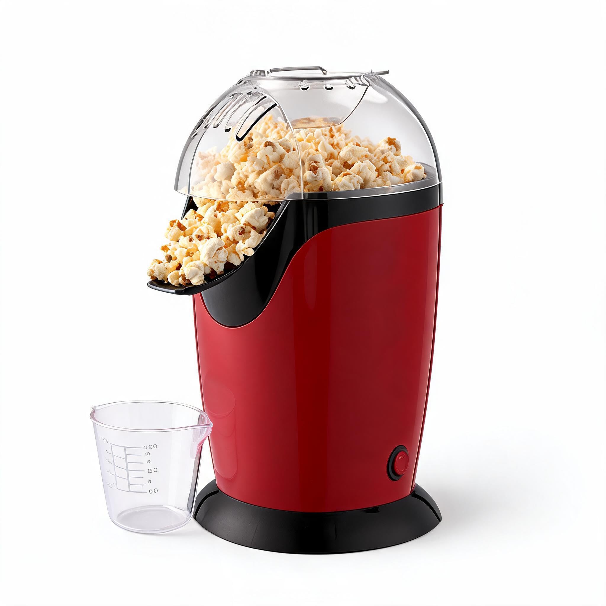 Drumstone (𝐄𝐱𝐥𝐮𝐬𝐢𝐯𝐞 5 𝐘𝐞𝐚𝐫𝐬 𝐰𝐚𝐫𝐫𝐚𝐧𝐭𝐲) 1200W Electric Hot Air Popcorn Maker Machine for Healthy Oil-Free Snacks Popcorn Popper for Peanuts Fryums Coffee Beans Measuring Cup-image-6