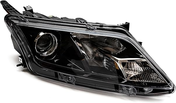 Headlight Assembly Compatible with 2010 2011 2012 Ford Fusion Headlight Headlamp W/Bulbs Replacement Black Housing,Right Passenger Side