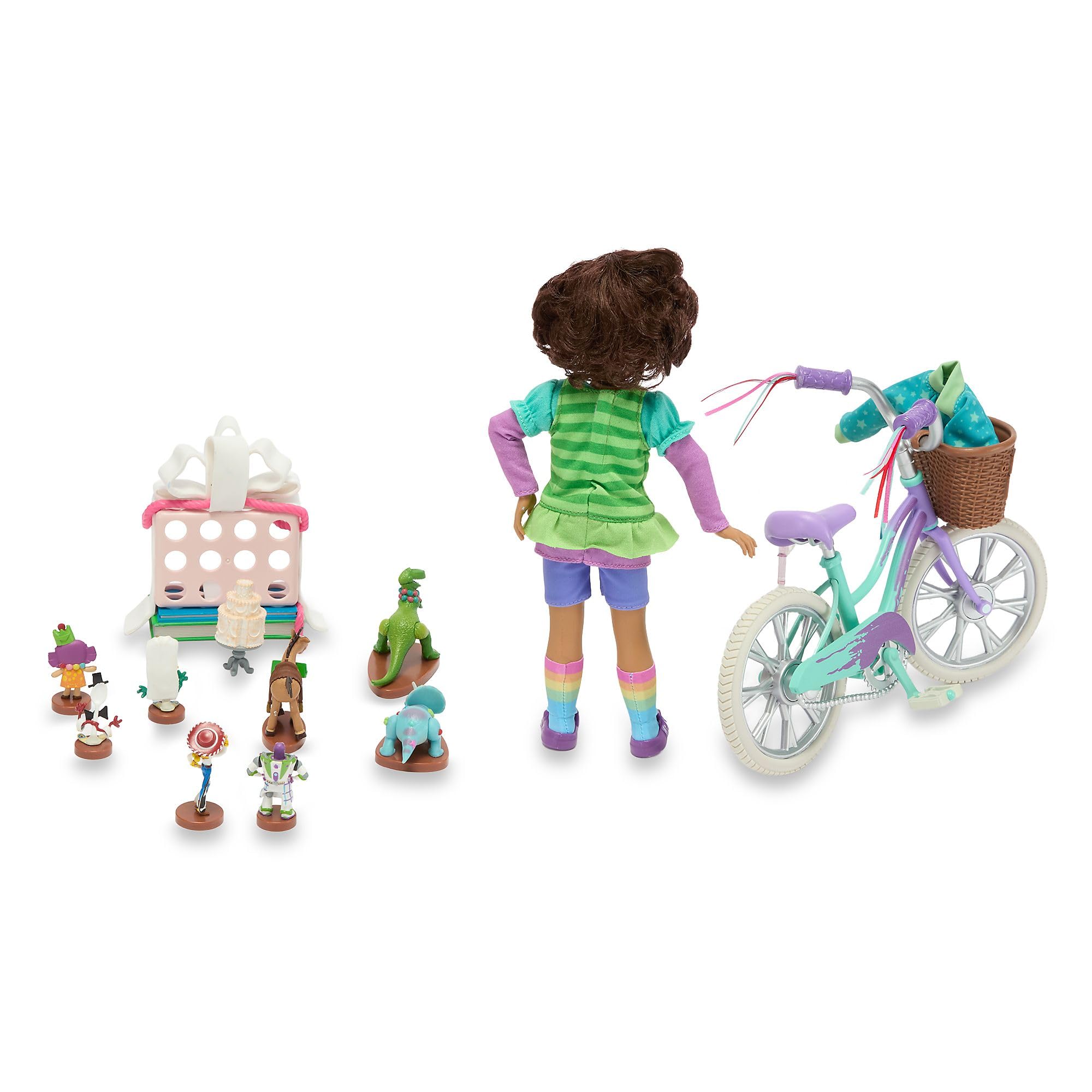 Disney Store Official, Toy Story 5, Bonnie, Set de Juego Coleccionable muñeca, 33 נ41 נ11,5 cm, Rex, Forky, Jessie, Buzz y Accesorios