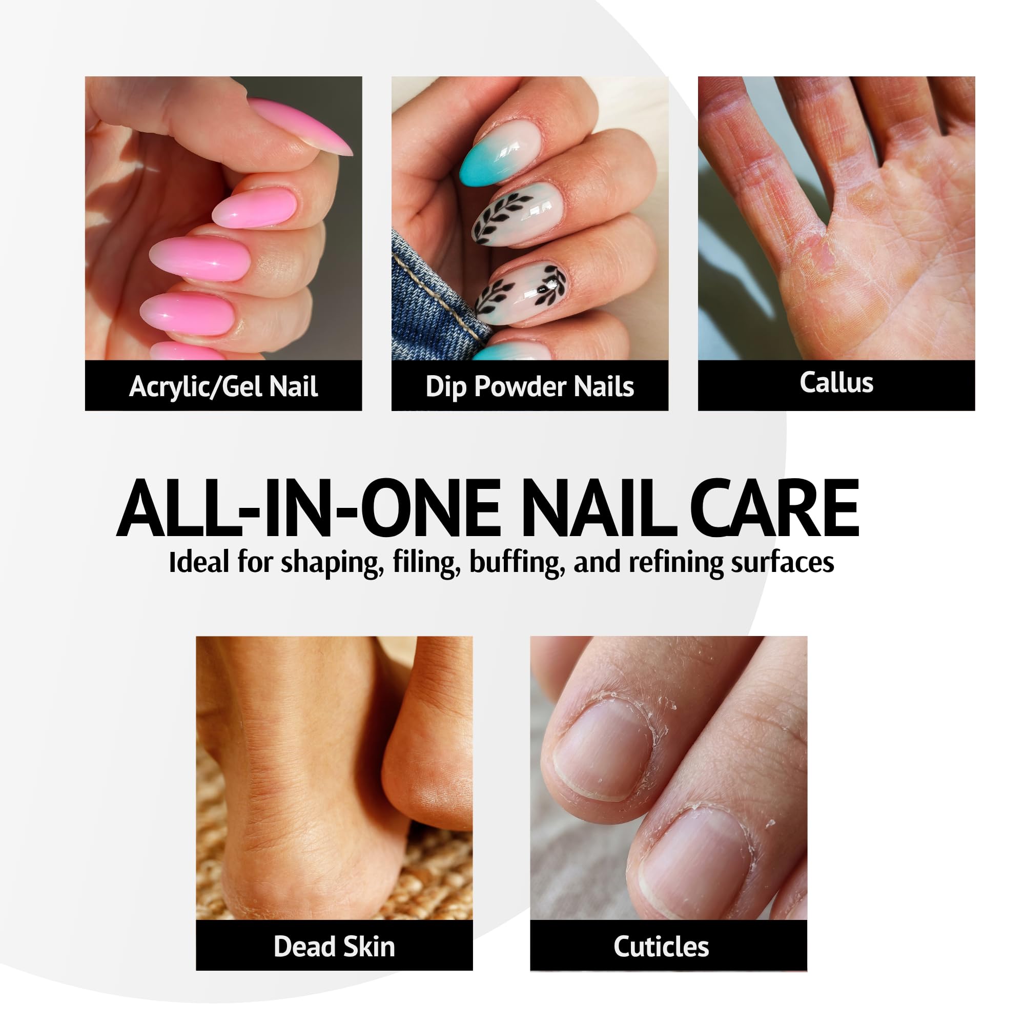 PRONTO Professionelles schnurgebundenes elektrisches Nagelbohrmaschinen-Kit | Plug-in-Nagelbohrer (E-Feile) für Acrylnägel, Entfernen von Gel-Nagellack, Formen und Polieren mit Bohrern