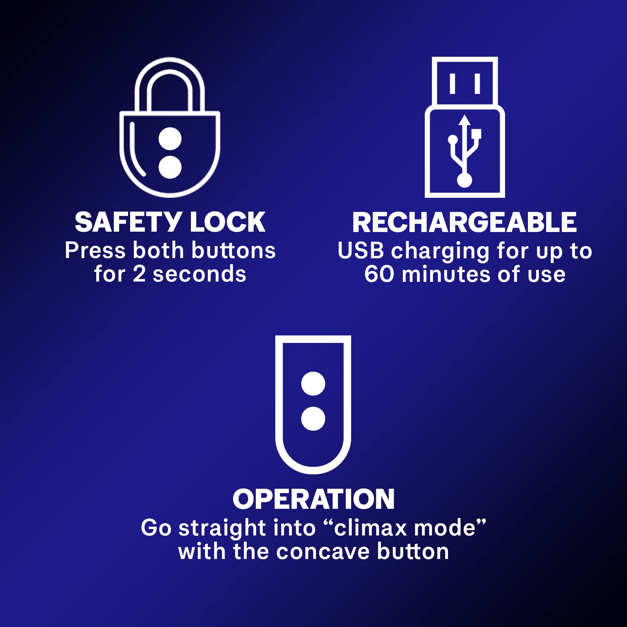 Durex Vibrador impermeable recargable por USB, 8 patrones con modo clímax, doble uso para mujeres y hombres, estimulación del clítoris anal, juguete premium para adultos, diseño discreto y silencioso