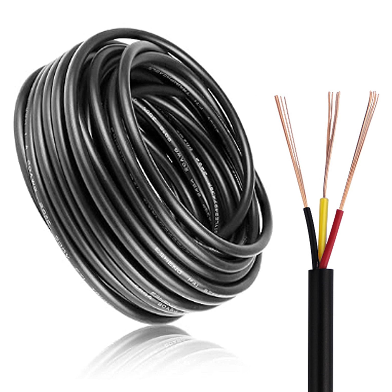 10/4 SOOW Portable Cord 5 FT - 600V, Flexible, Outdoor/Indoor, USA Made