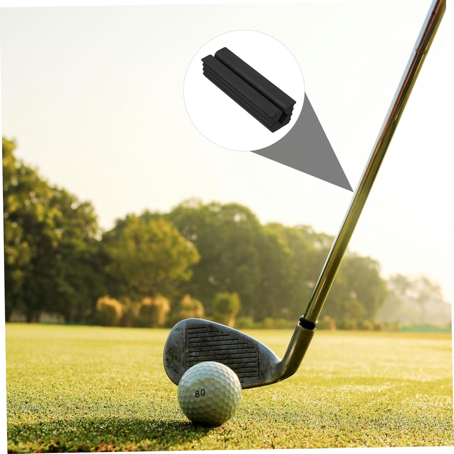 Toddmomy Golf Club Rubber Vise Clamp Durable Shaft Protector for Easy Assembly Lightweight and Portable Golfing Handle Kit for Grip Repair and Shaft Protection