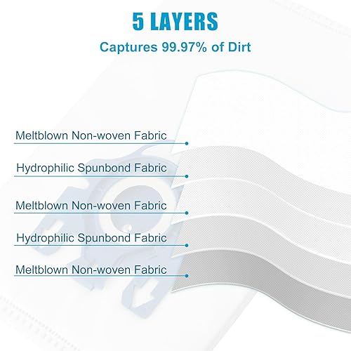 Miniatura 4 de Paquete de 12 bolsas 3D GN para aspiradora Miele compatibles con C2, bolsas de polvo Airclean compatibles con Miele GN Vacuum Complete C2 C3 Classic