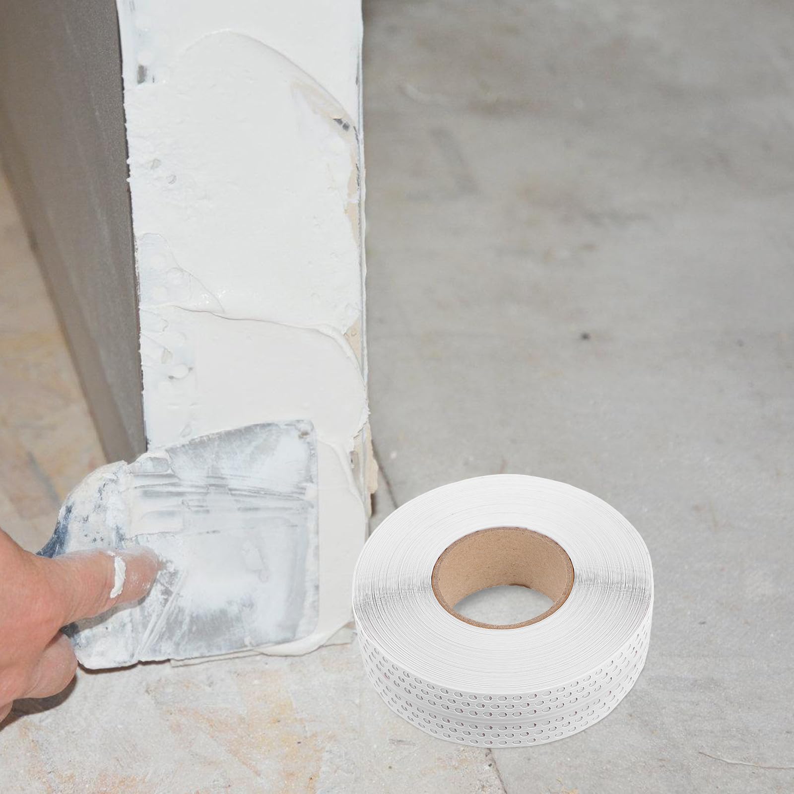 Selbstklebende Flexible Eckleiste 5cm Breit Weiß Pvc Wandschutzleiste für Wandfugen Renovierung Heimwerker
