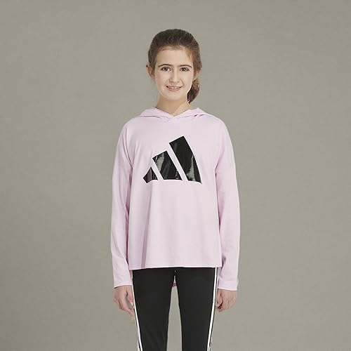 Miniatura 7 de adidas Camiseta de manga larga con capucha para niña