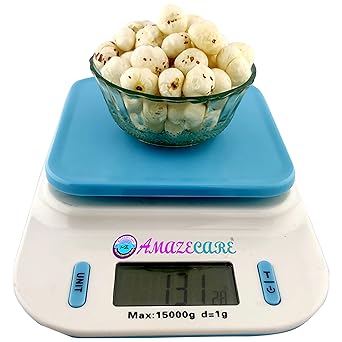 Amazecare Digital Electronic Compact Kitchen Weighing Scale Balance Multi-purpose Weight Measuring Machine With Large LCD (Included 2AAA Battery)