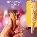 Pure Temptation Chocoblast Chocolate Filled Waffle Cones [20 Pieces], Individually Wrapped Choco Cone Bites, Non-Meltable Chocolate Snacks for Kids & Adults, Festival & Celebration Gift Pack gallery image