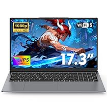 NAIKLULU 17.3 Pollici Laptop Computer Portatile Processor N150(1.2 a 3.6Ghz), RAM 16GB SSD 1TB PC Portatile Computer Notebook 2026, 1920x1080P, Tastiera Completa Retroilluminata, 6000Mah, 46.2Wh