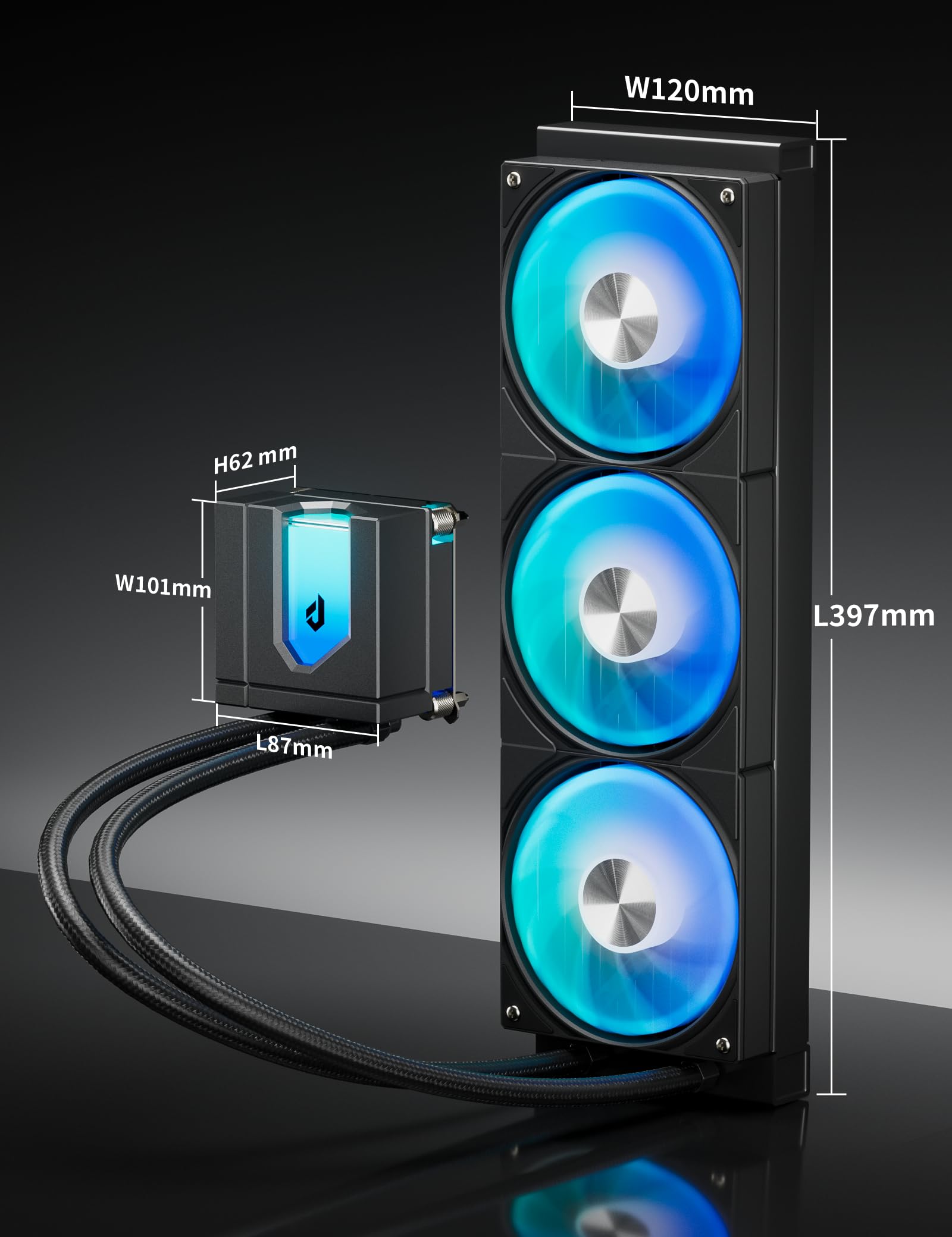 新品✨️ upHere 簡易水冷CPUクーラー U360TC Amazon | upHere 簡易水冷CPUクーラー 360mmラジエーター 水冷システム