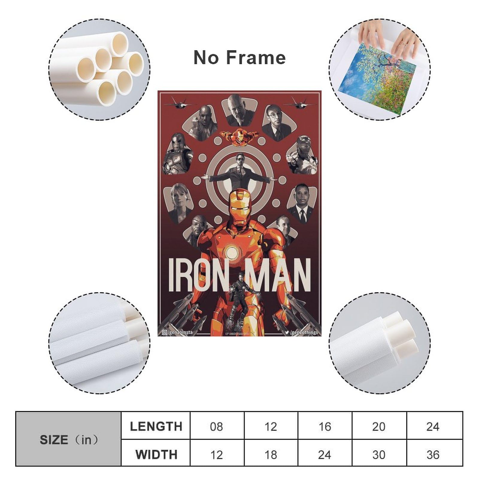 Amazon.co.jp: アイアンマン Iron Man マーベル 映画 ポスター トニー