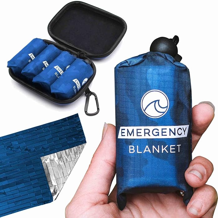 Buy Oceas Outdoor Mylar Emergency Blankets 4 Pack of Extra Large