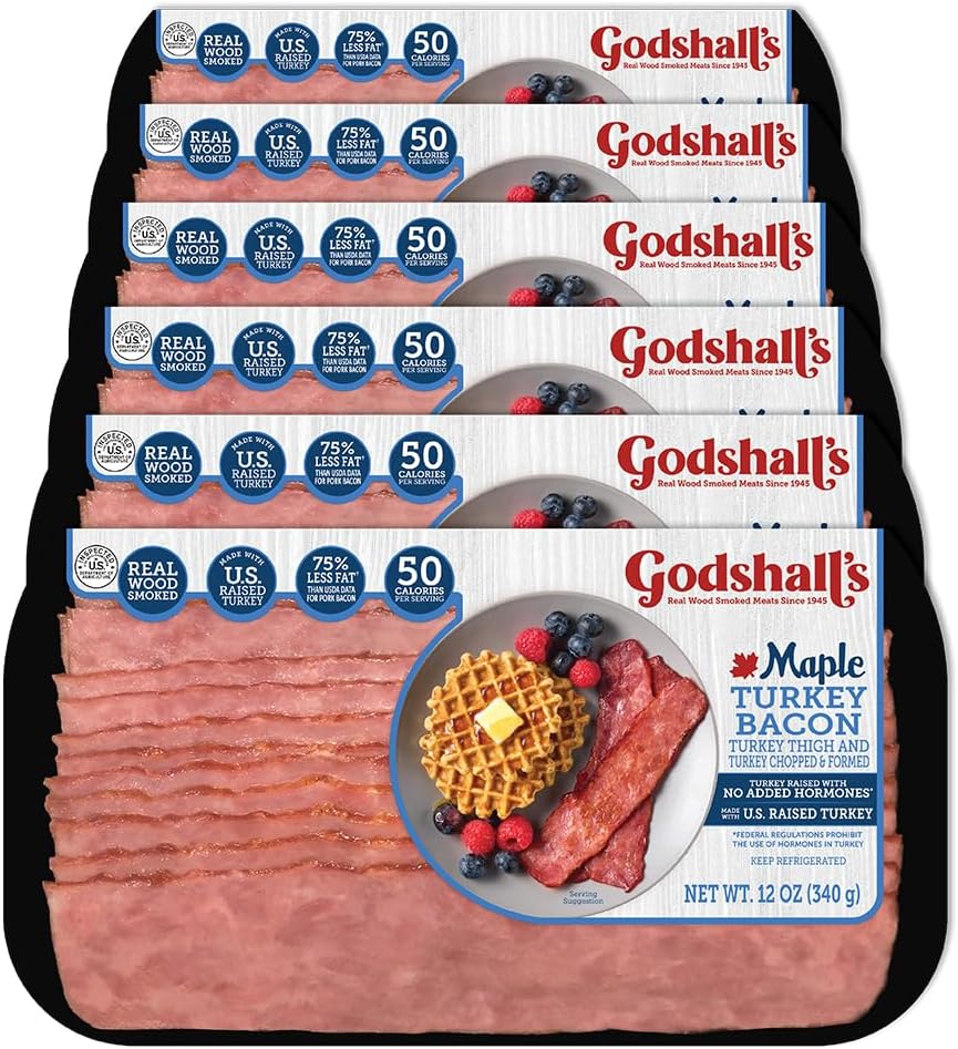 Godshall's 12oz Maple Turkey Bacon 6pk