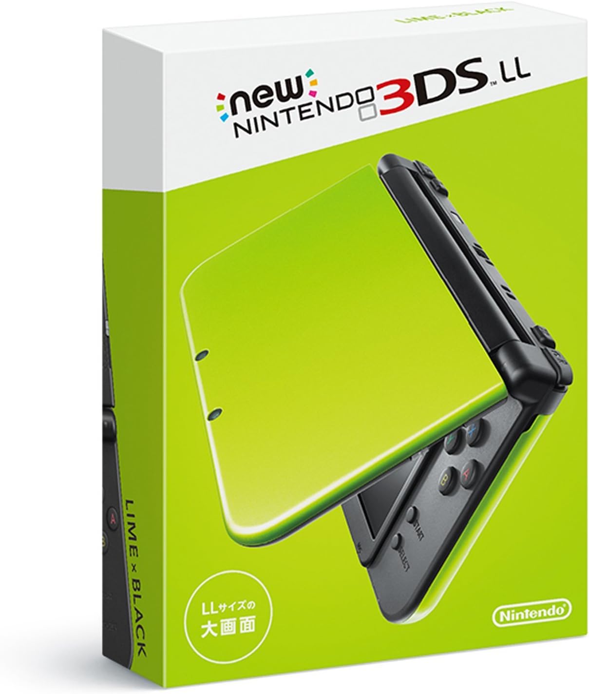 Newニンテンドー3DS LL ライム×ブラック