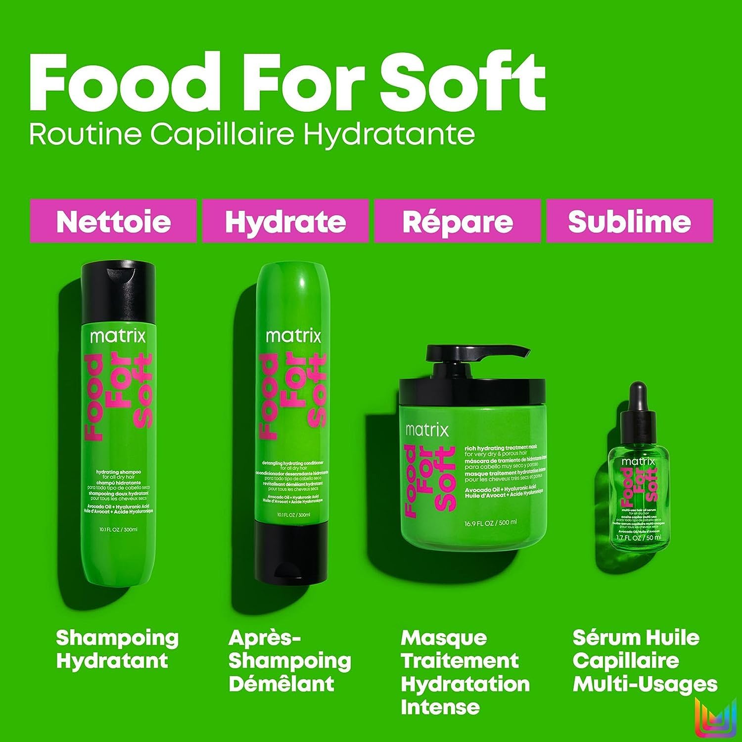 Matrix, Shampoing Hydratant pour Cheveux Secs à Très Secs