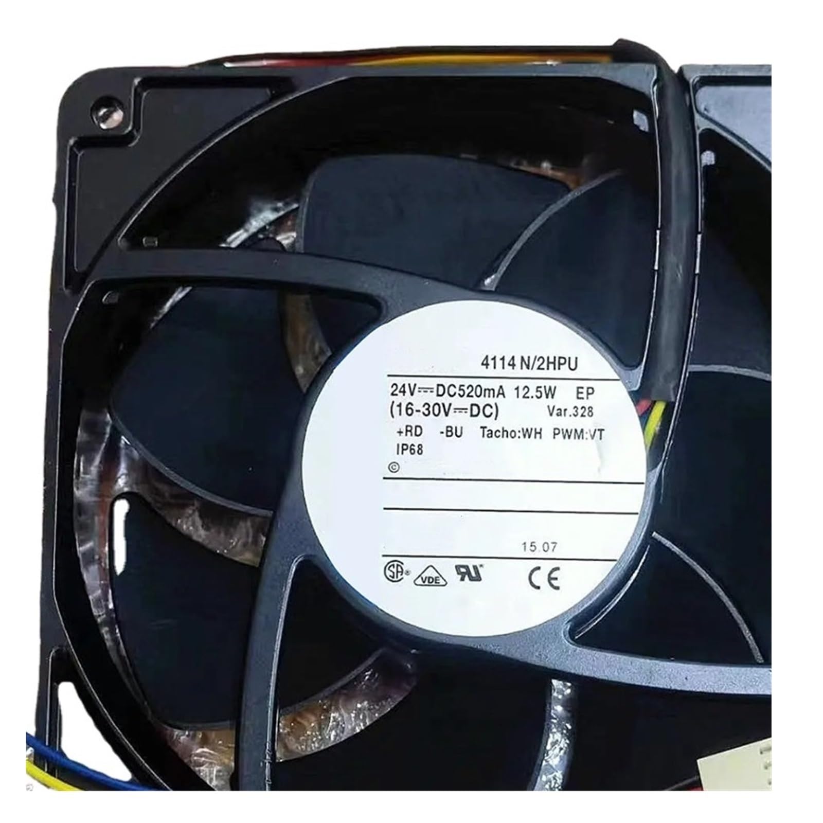 LZIKKGKI 4114N/2HPU 24Vdc 520mA 119x119x38mm DC Cooling Fan