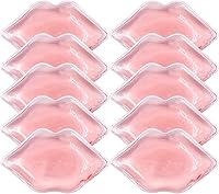 Vista 1 de (10 PCS) Lip Ice Pack ，Ice Compress After Lip ice Treatment, Reusable ice pad for Cosmetic, Lip Shape ice Pack to Relieve Pain and Relax Lips