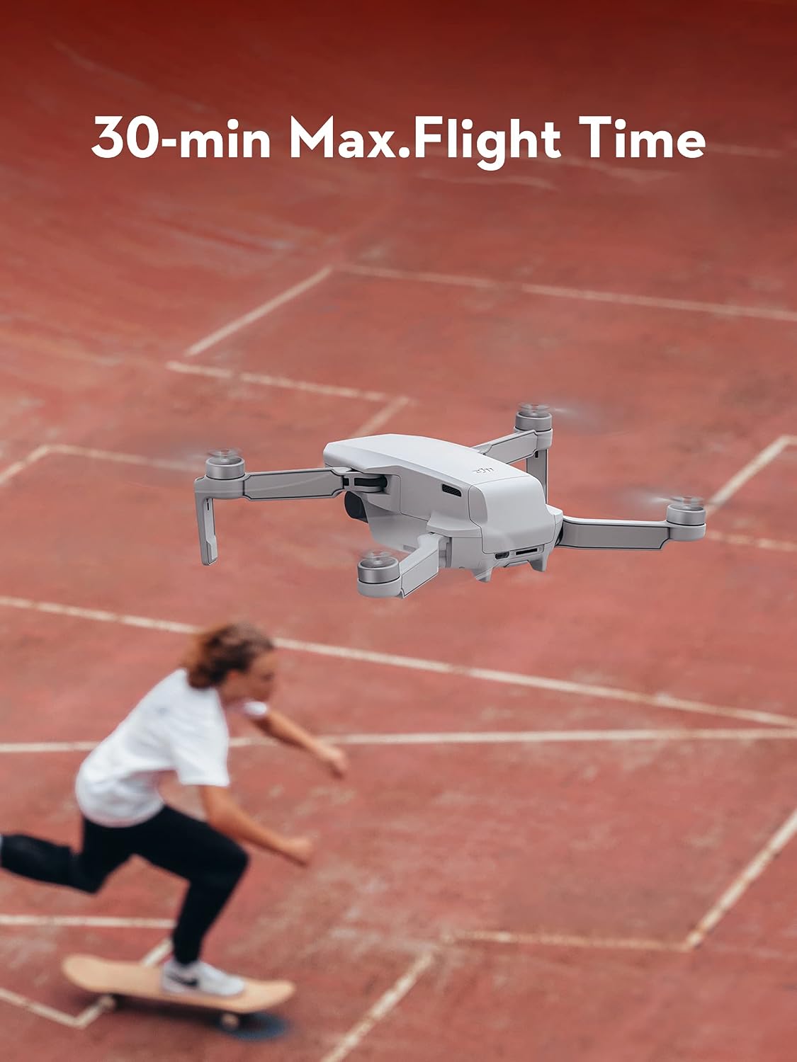 DJI Mavic Mini Combo Drone Quadcopter 2.7K Camera, Less than 0.55lbs, 30 Minute Flight Time with Samsung 128GB MicroSDXC 100MB/s Memory Card and Adapter