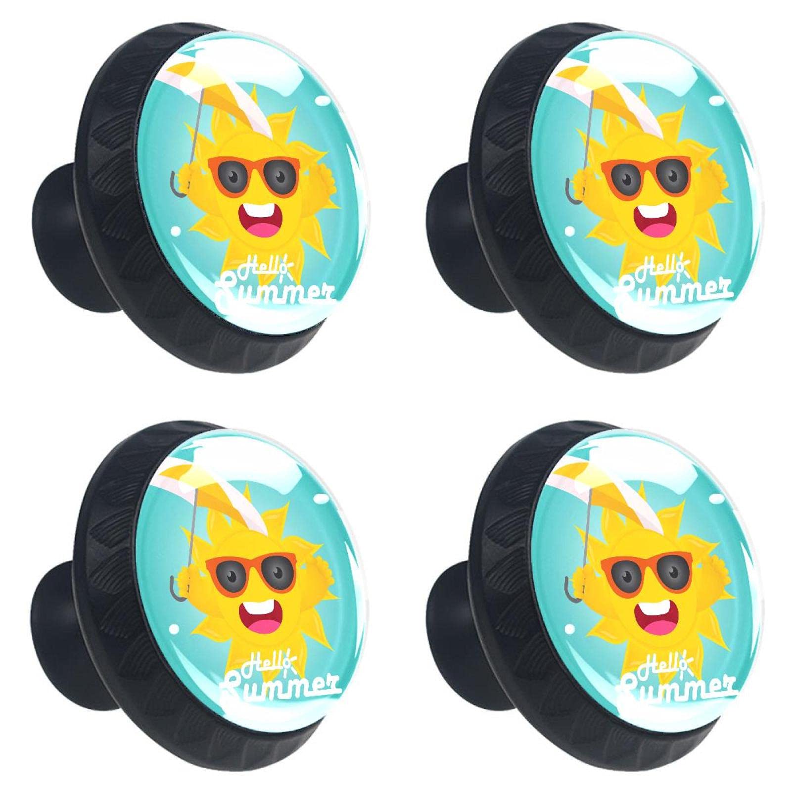 Boutons de tiroir en cristal 30mm poignée de meuble pour armoire et porte de placard