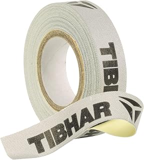 Tibhar Cinta para bordes de ping pong, 12 mm de ancho, 5 m de largo, color gris y azul marino