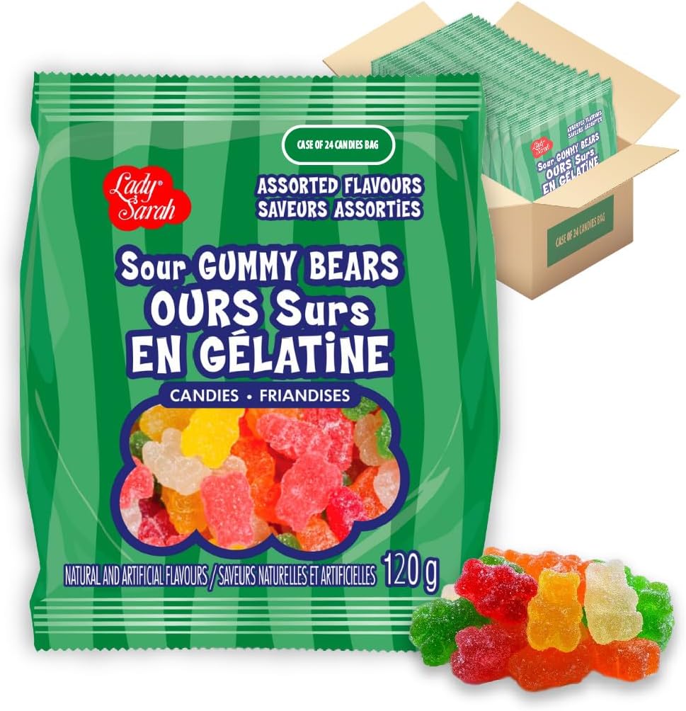 Lady Sarah Sour Gummy Bears 120 g (Parent ASIN) (24)
