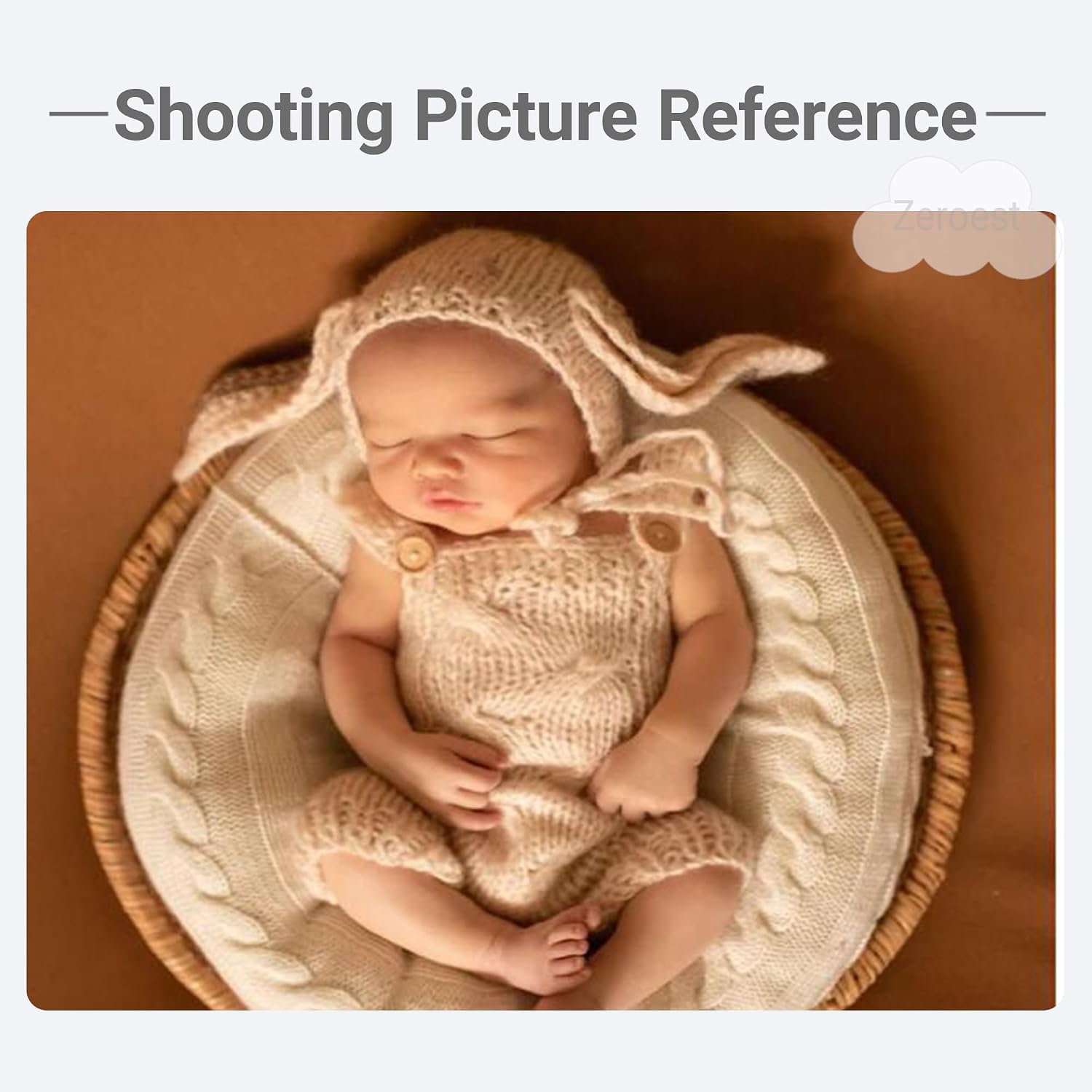 Zeroest Newborn Photography Props Baby Easter Bunny Outfits image 3