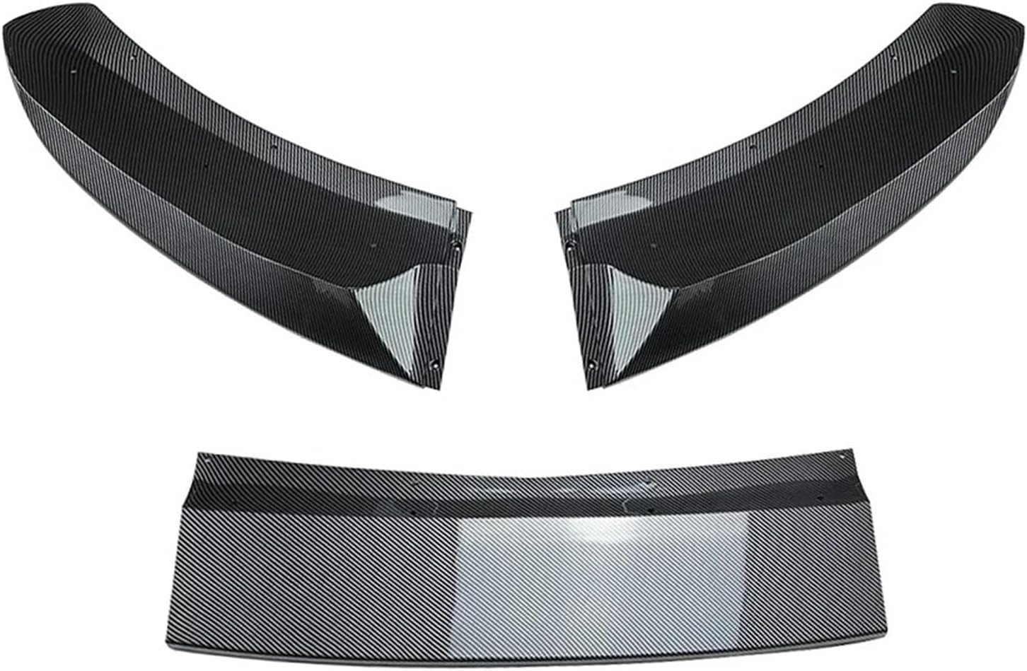 Front Bumper Spoiler For BMW For X5 F15 For M For Sport MP 2014-2018 Front Bumper Lip Spoiler Splitter By Canards Diffuser Body Kit(Carbon Fiber Look)