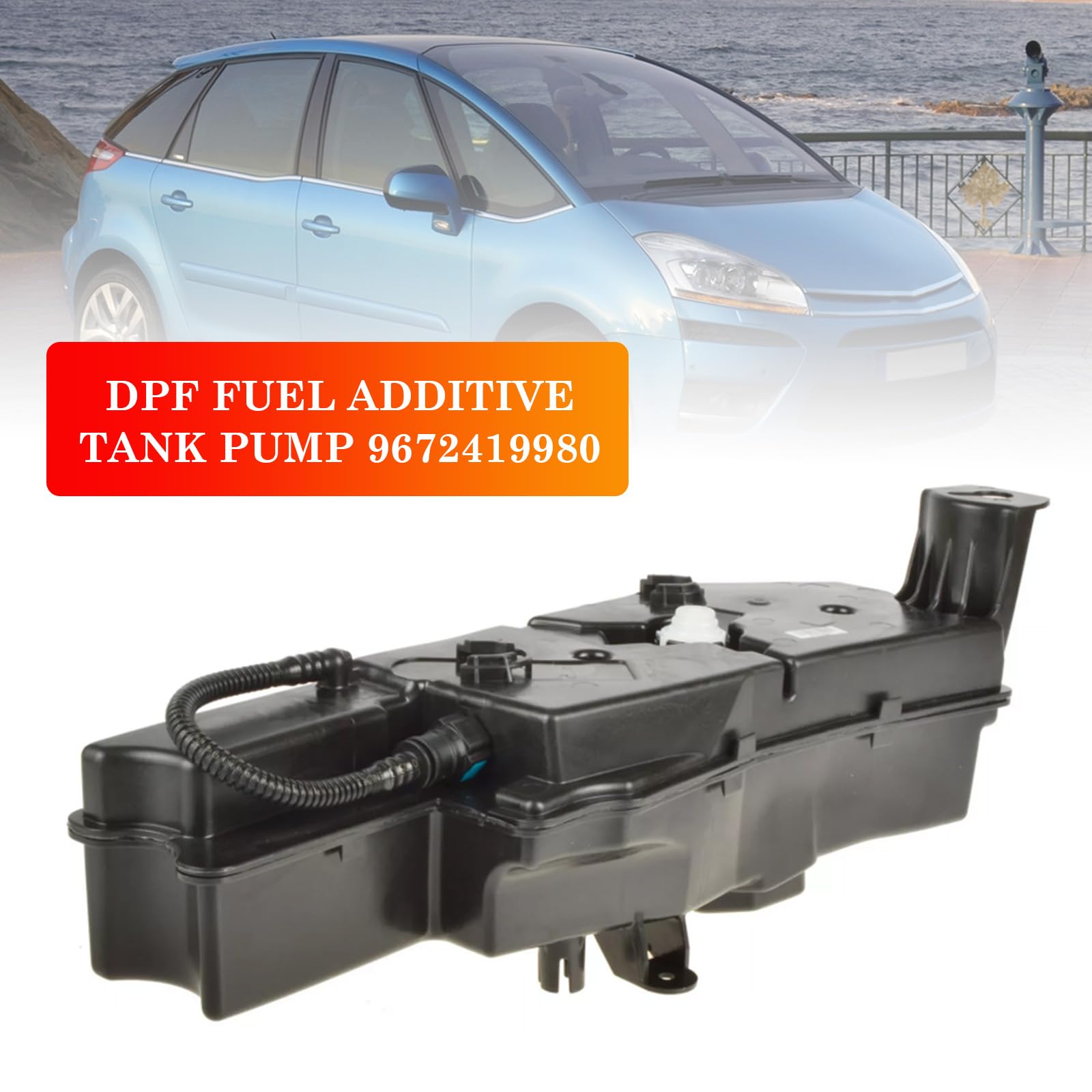 Topteng Fuel Additive Dpf Filter Tank Pump 1500PJ 9672419980, Adatto per Peugeot 5008, Partner II, Adatto per Citroën Berlingo II, C4 Picasso, DS5 1.6/2.0 HDI