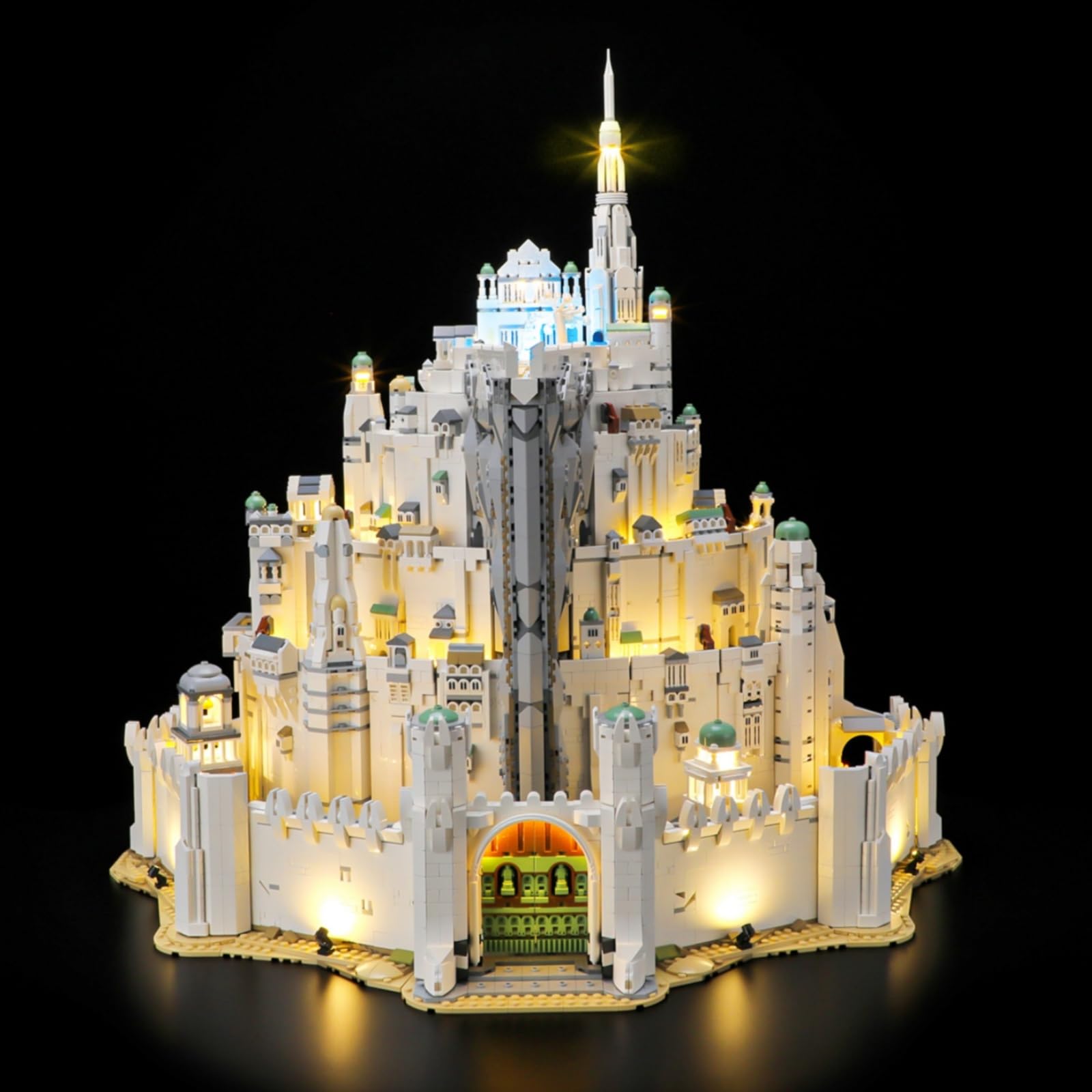 BRIKSMAX LED Beleuchtung für LEGO Icons Der Herr der Ringe: Minas Tirith 11377, kompatibles Licht set für Bausteine