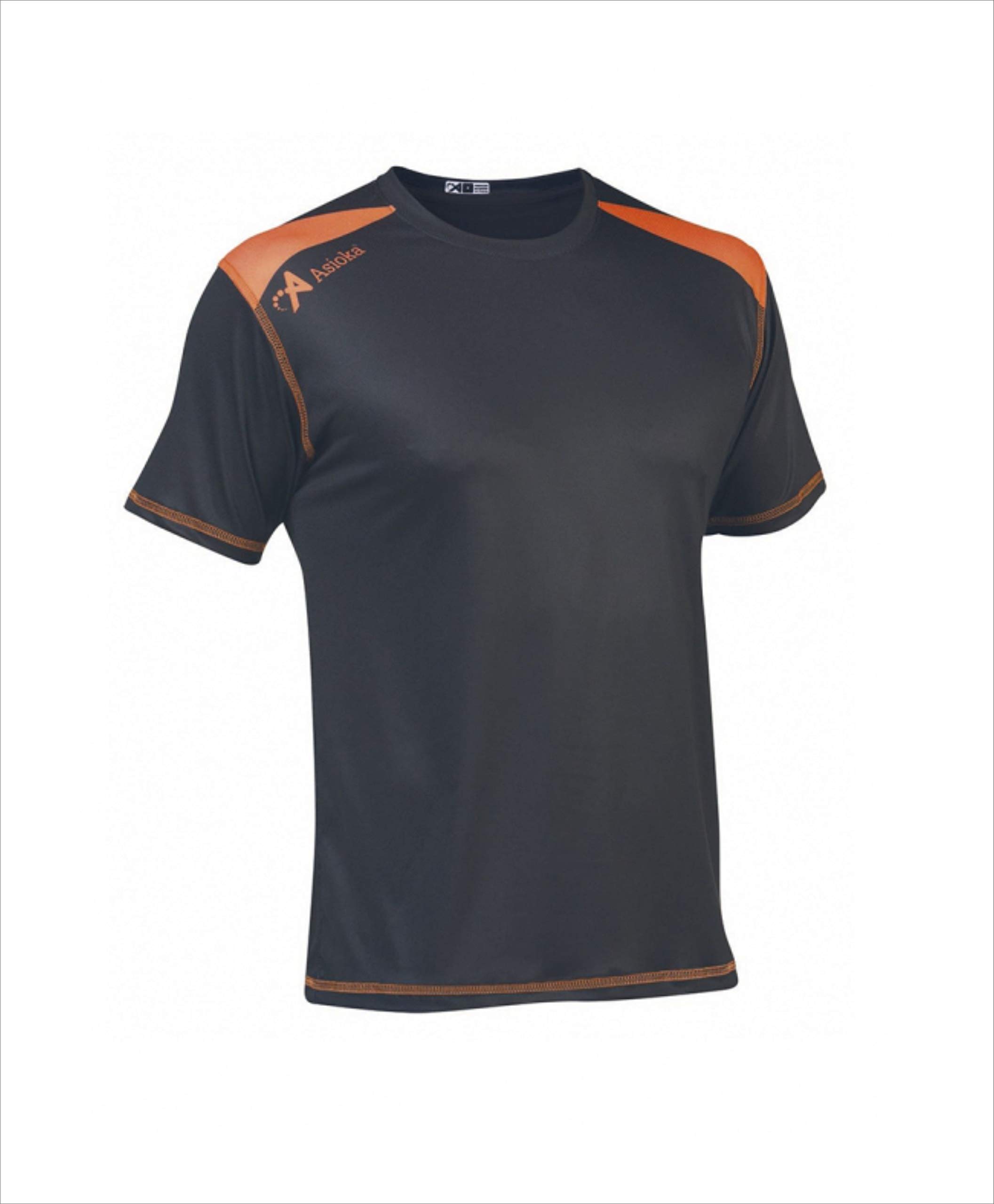 ASIOKA 182/17n – Unisex Children's Combined Technical T-Shirt, Unisex_Child, 182/17N Marengo/Naranja 8-10, Marengo/Orange, 8-10