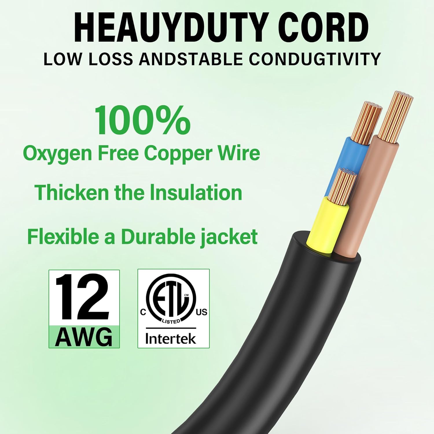 Heavy Duty 15 Amp to 20 Amp Plug Adapter Cable, 12AWG Right Angle NEMA 5-15P to 5-20R/6-15R/6-20R T Blade 125V/250V Power Cord for Home Workshop Garage(6Ft)