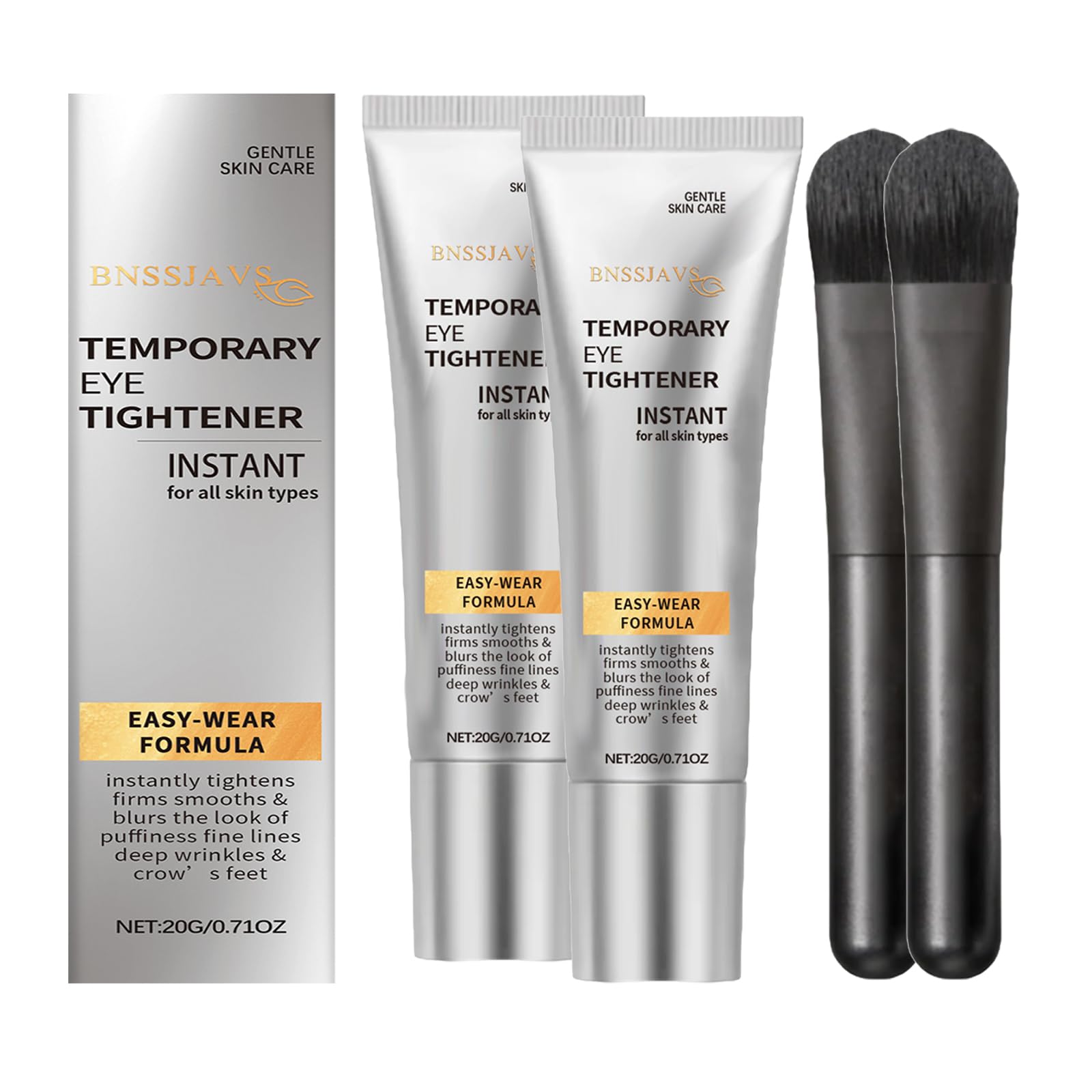 Perfection Eye Cream Tightener 2PCS - Instant Firming Primer, Easy-Wear Formula with Brush, Ultimate Lift & Smooth Finish (2 pcs)