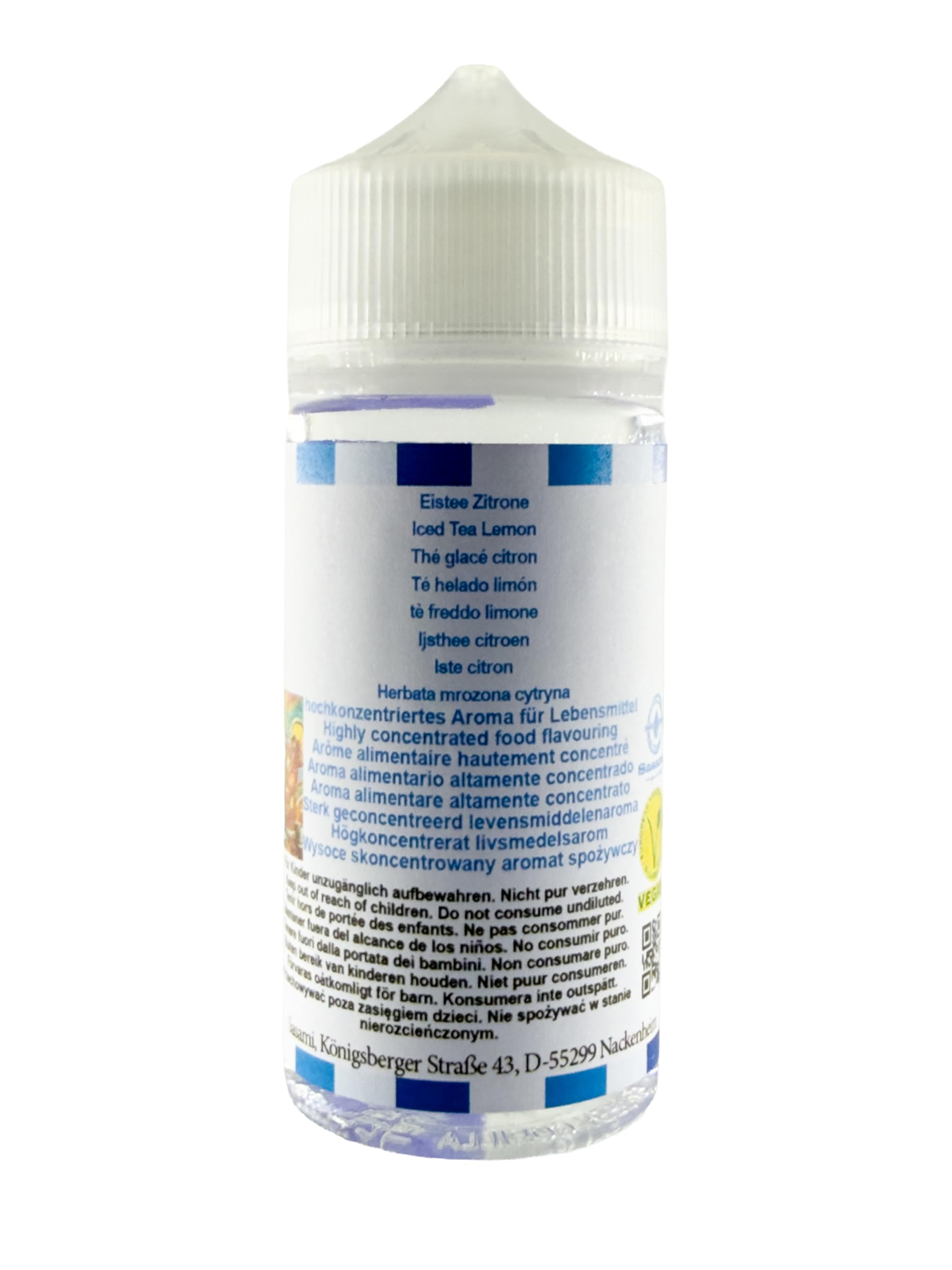 Herbata mrożona cytryna aromat koncentrat – Wegański – Sasami – 100ml