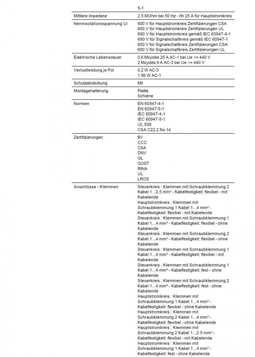 CONT 9A 1NA/1NC 380V 50/60HZ