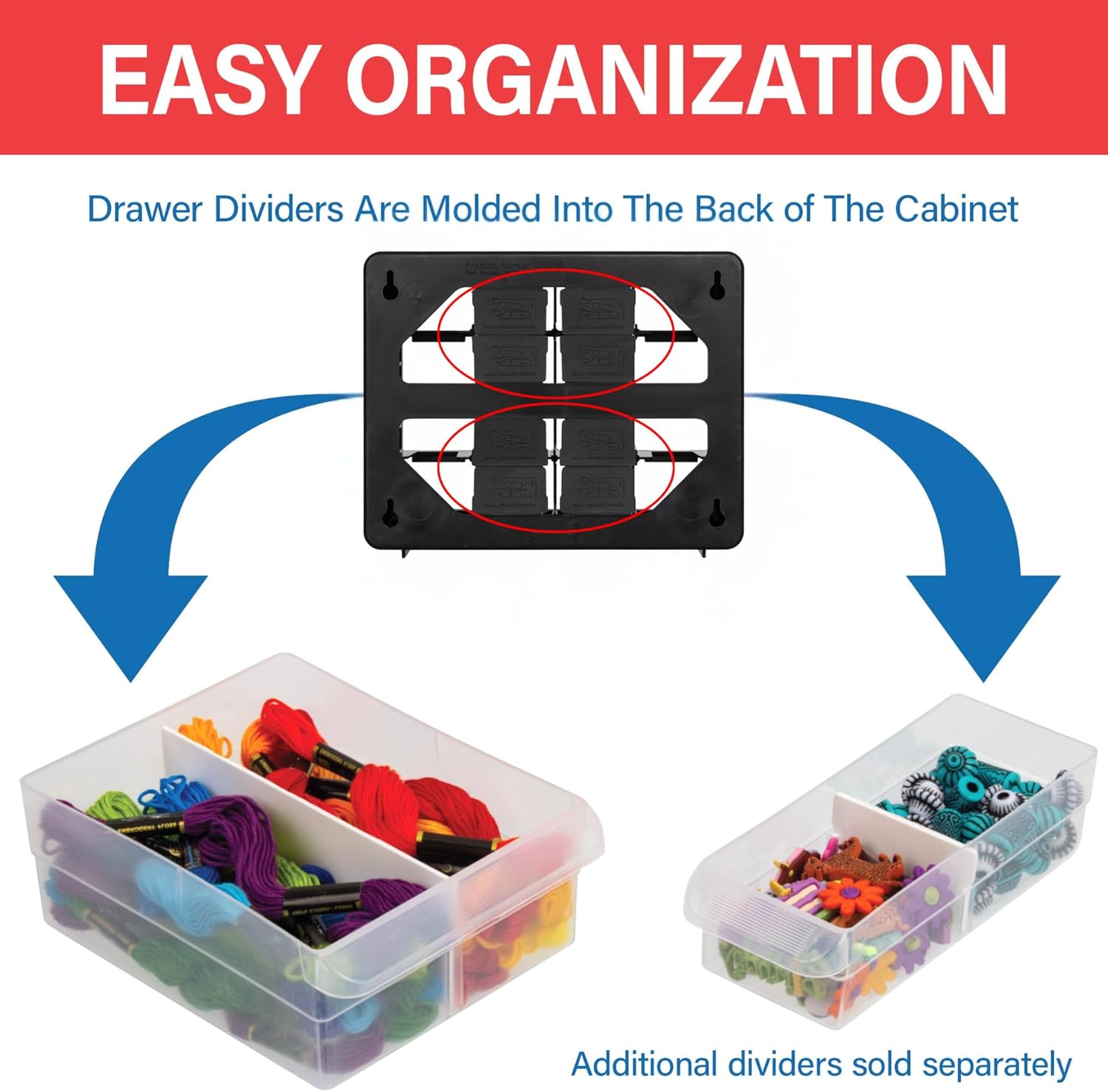 Akro-Mils 16-Drawer Plastic Drawer Storage Cabinet for Garage Organization, Beads, Makeup Organizer, Building Bricks Storage, Teacher Toolbox, 10-1/2" W x 6-1/2" D x 8-1/2" H, 10116 Black