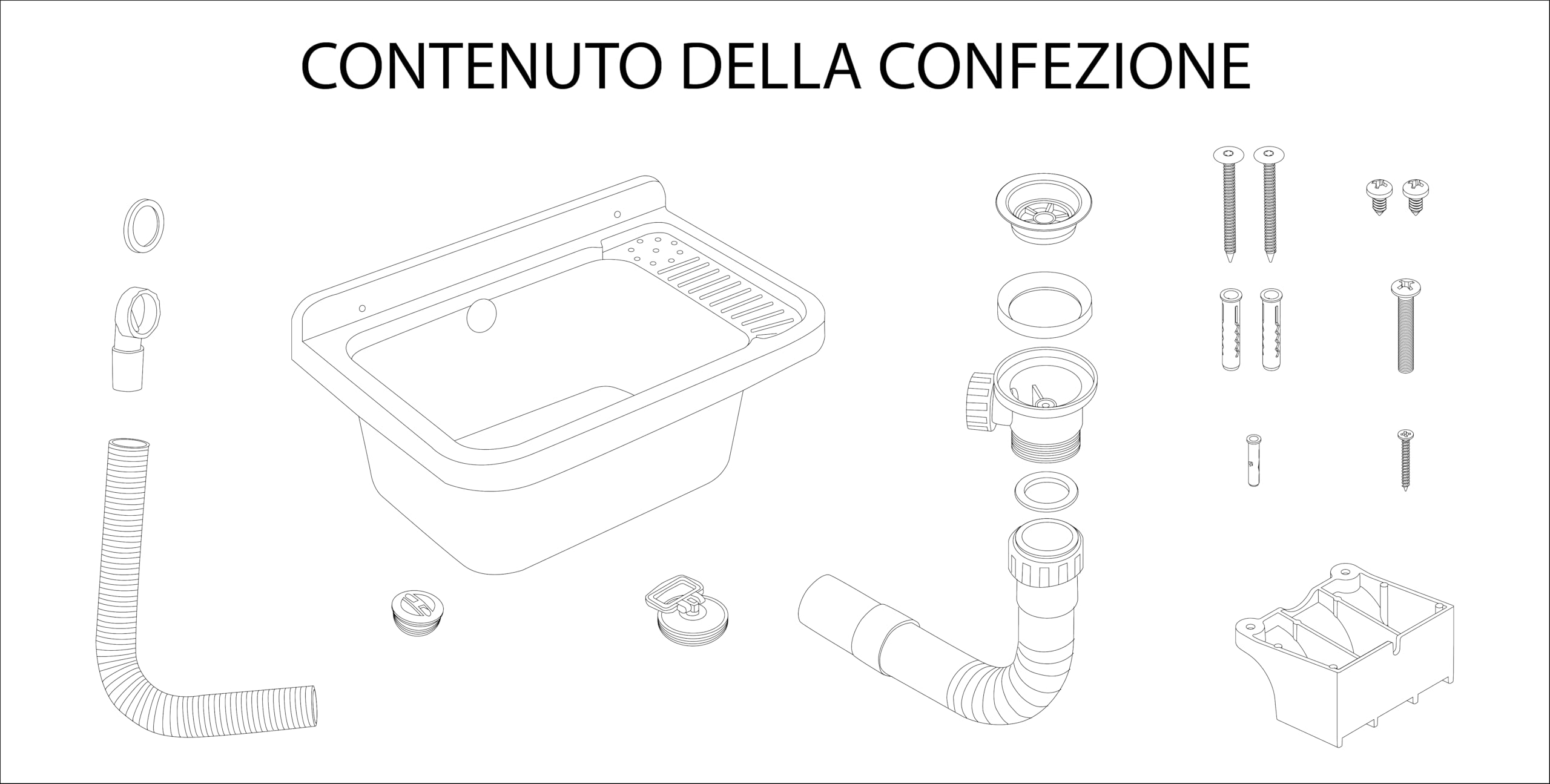 Adventa: Polypropylene Resin Wash Basin, Easy Assembly